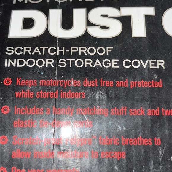 Dust cover for motorcycle - Picture 2 of 3
